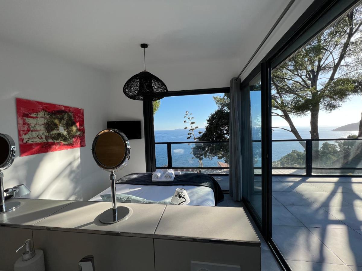 Magnifique Villa Neuve Vue Mer Кавалере-сюр-Мер Екстериор снимка